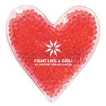 JH9468 Heart Shape Gel Beads Hot/Cold Pack With Custom Imprint